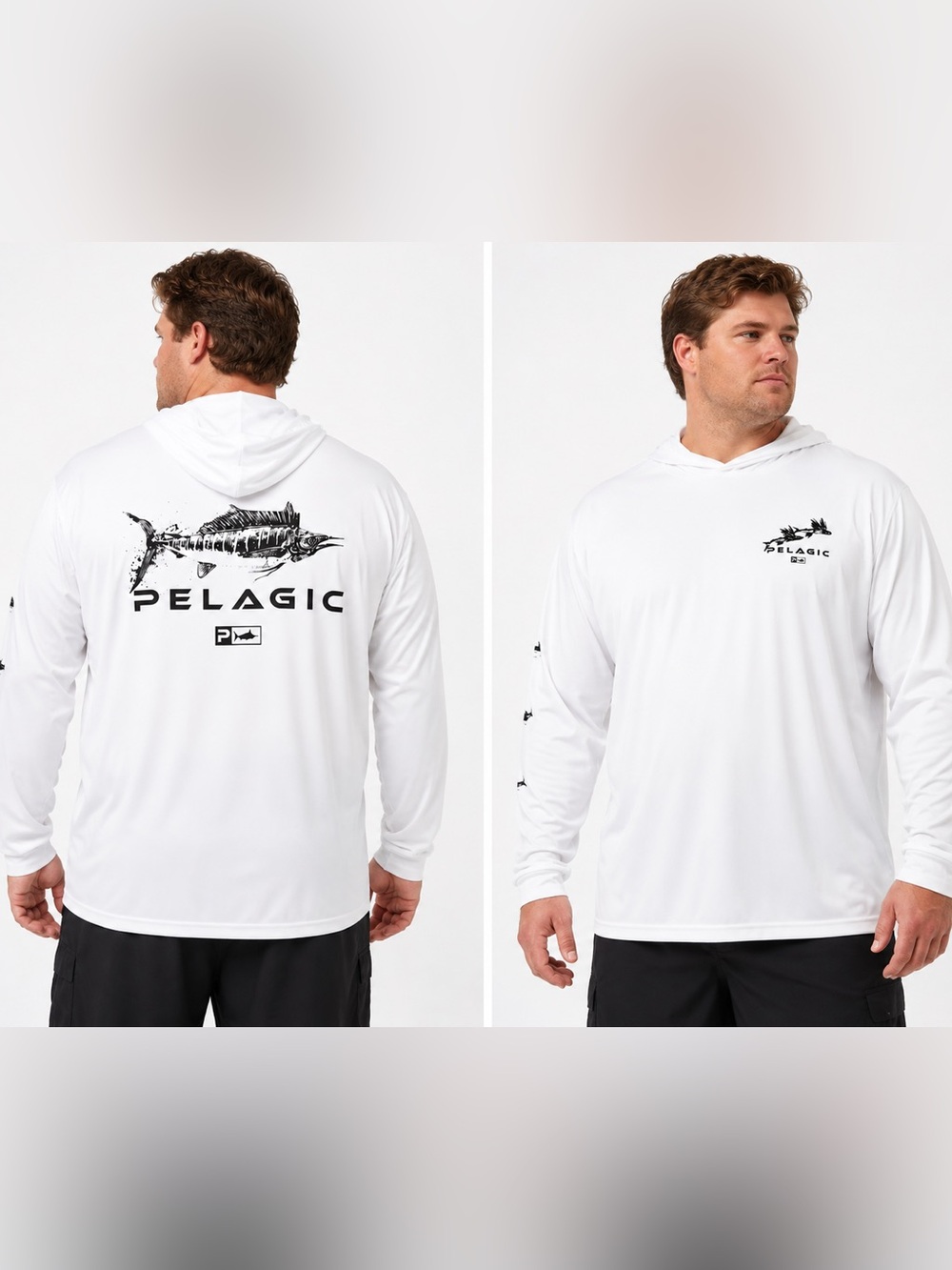 Pelagic NEW Aquatek Hydro repel high performance fishing hoodie size 3XL XXXL